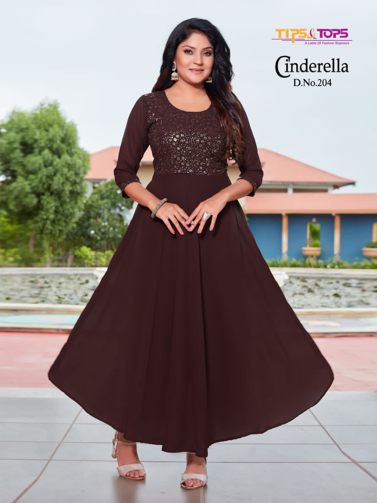 CINDRELLA 2 Fancy Designer Festive Wear Anrkali Kurtis Collection